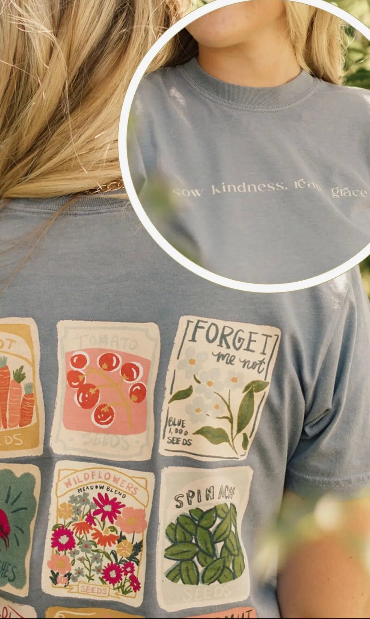 Sow Kindness Reap Grace tee