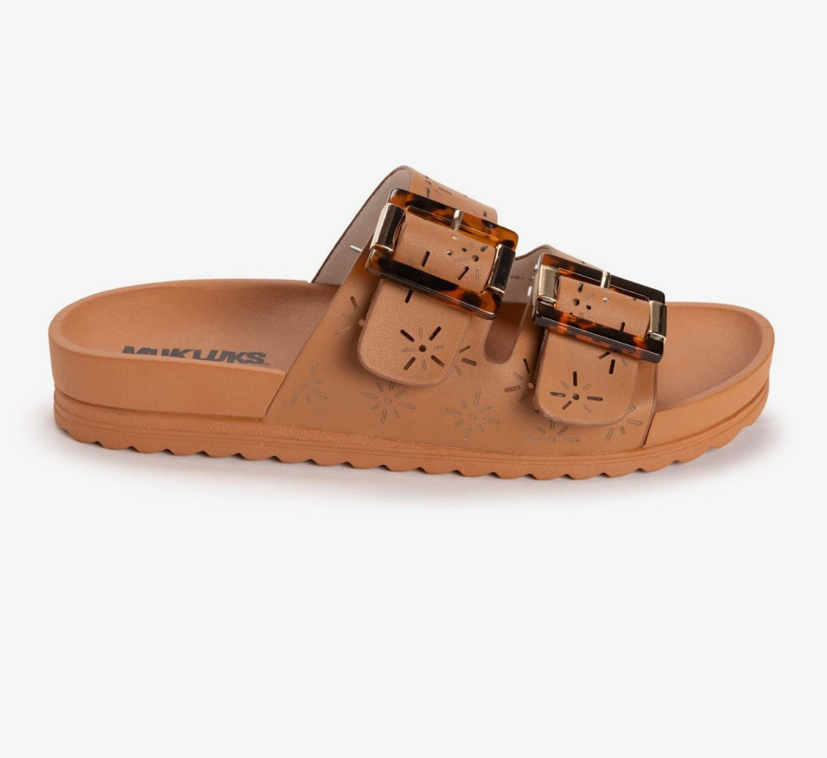 Terracotta Muk Luks Sandals