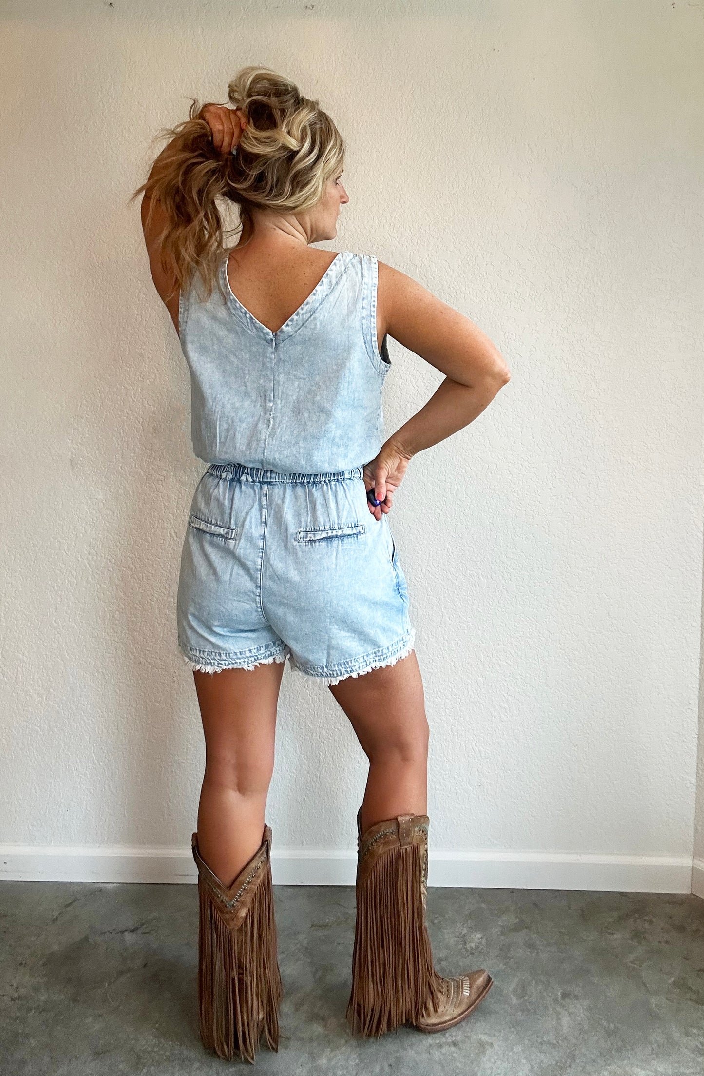 Studded Romper