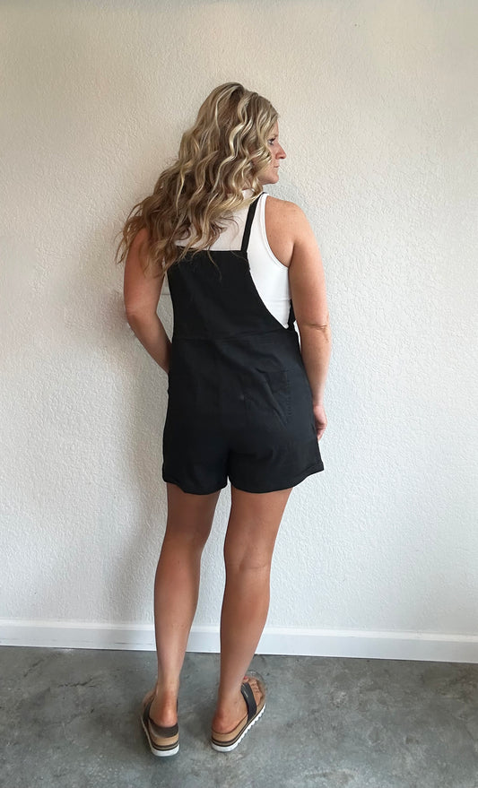 Black Grommet Overall