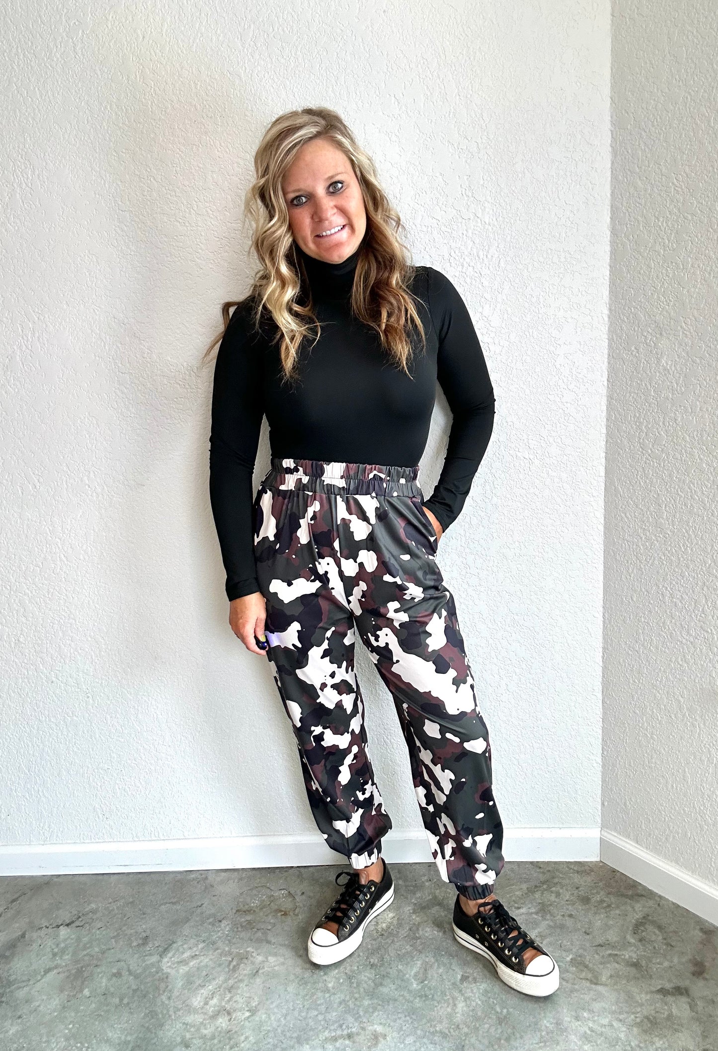 Silky Camo Joggers