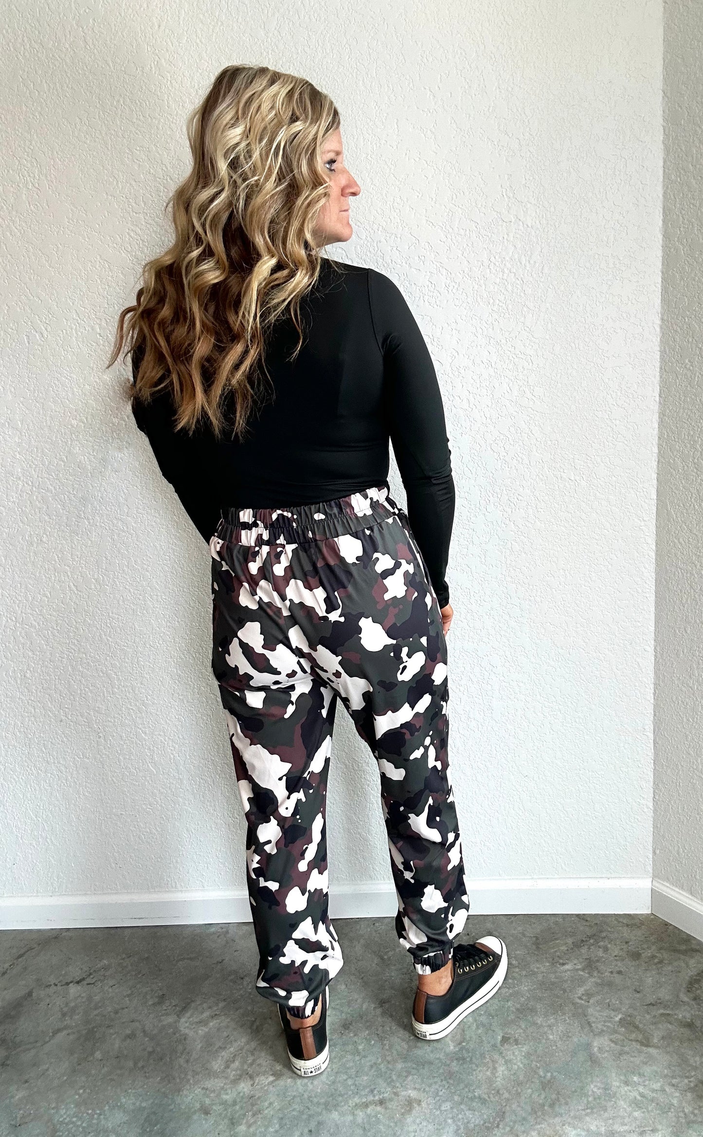 Silky Camo Joggers