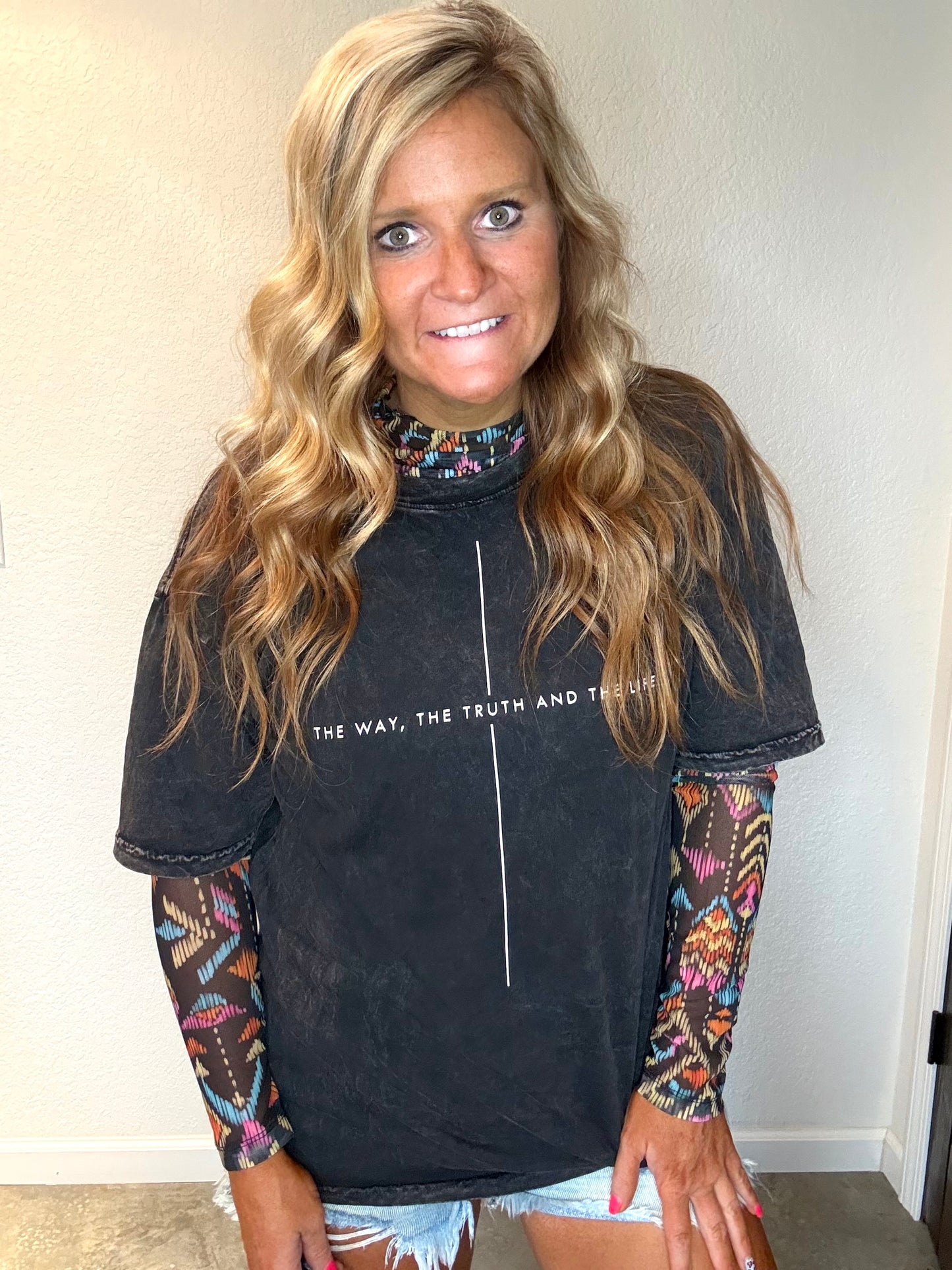 Aztec Mesh Shirt