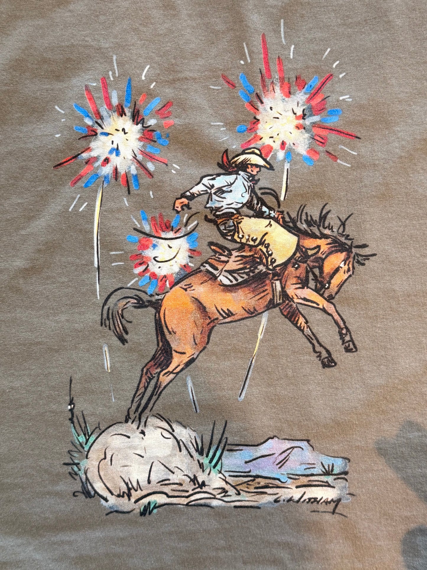 American Bronc Rider Tank