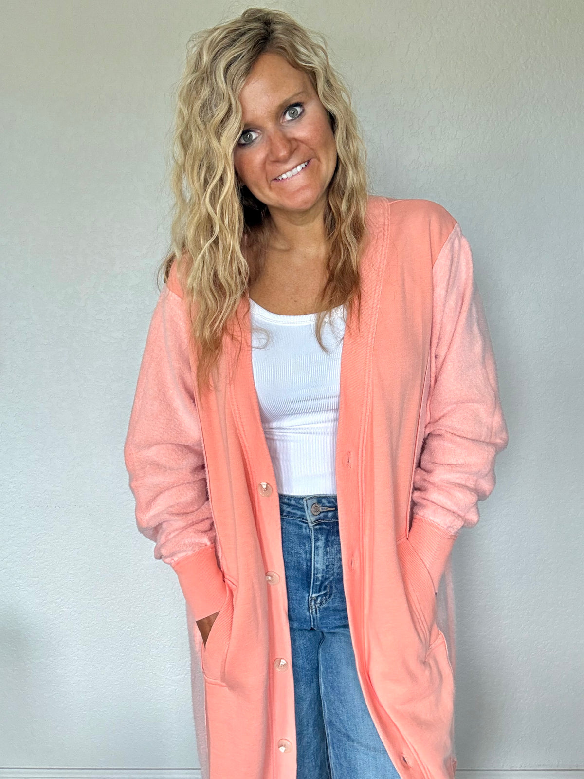 Sweatshirt Cardigan
