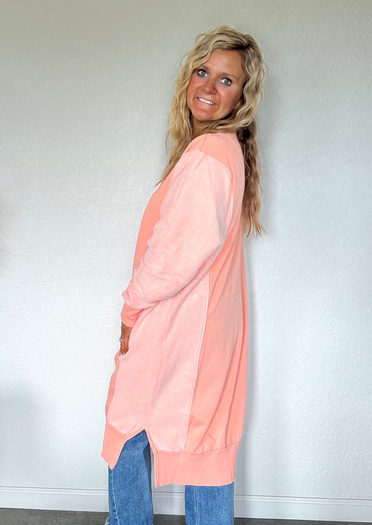Sweatshirt Cardigan
