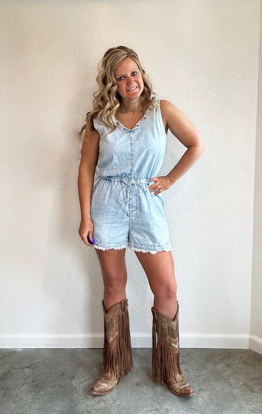 Studded Romper