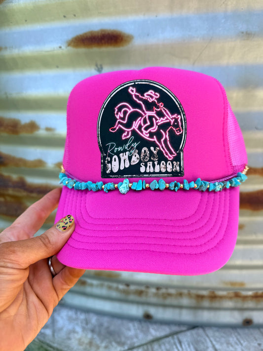 Rowdy Cowboy Saloon Truckers Hat