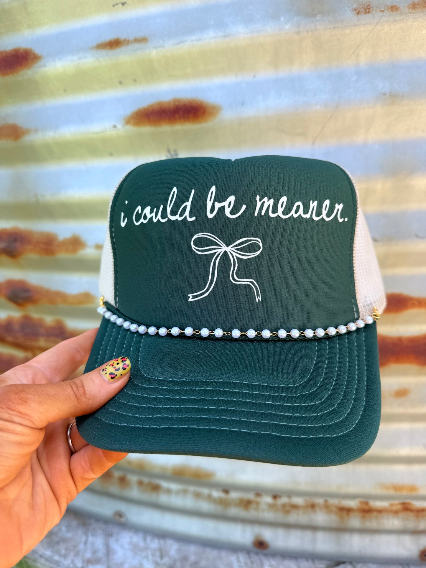 I could be meaner Truckers Hat