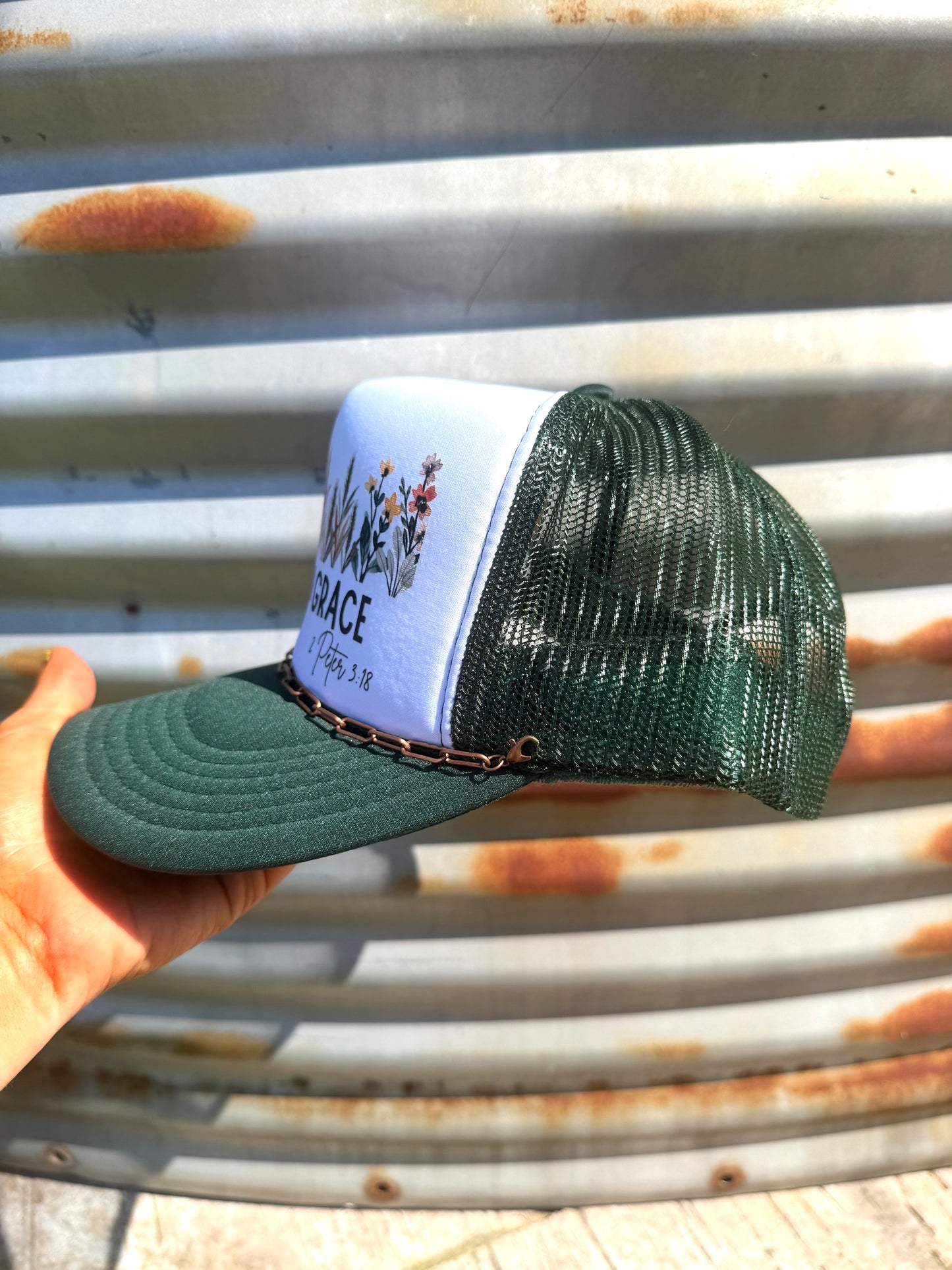 Grow in Grace Truckers Hat