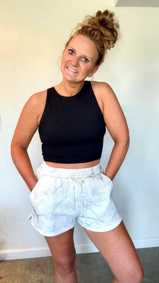 Muted Camo Sweat Shorts