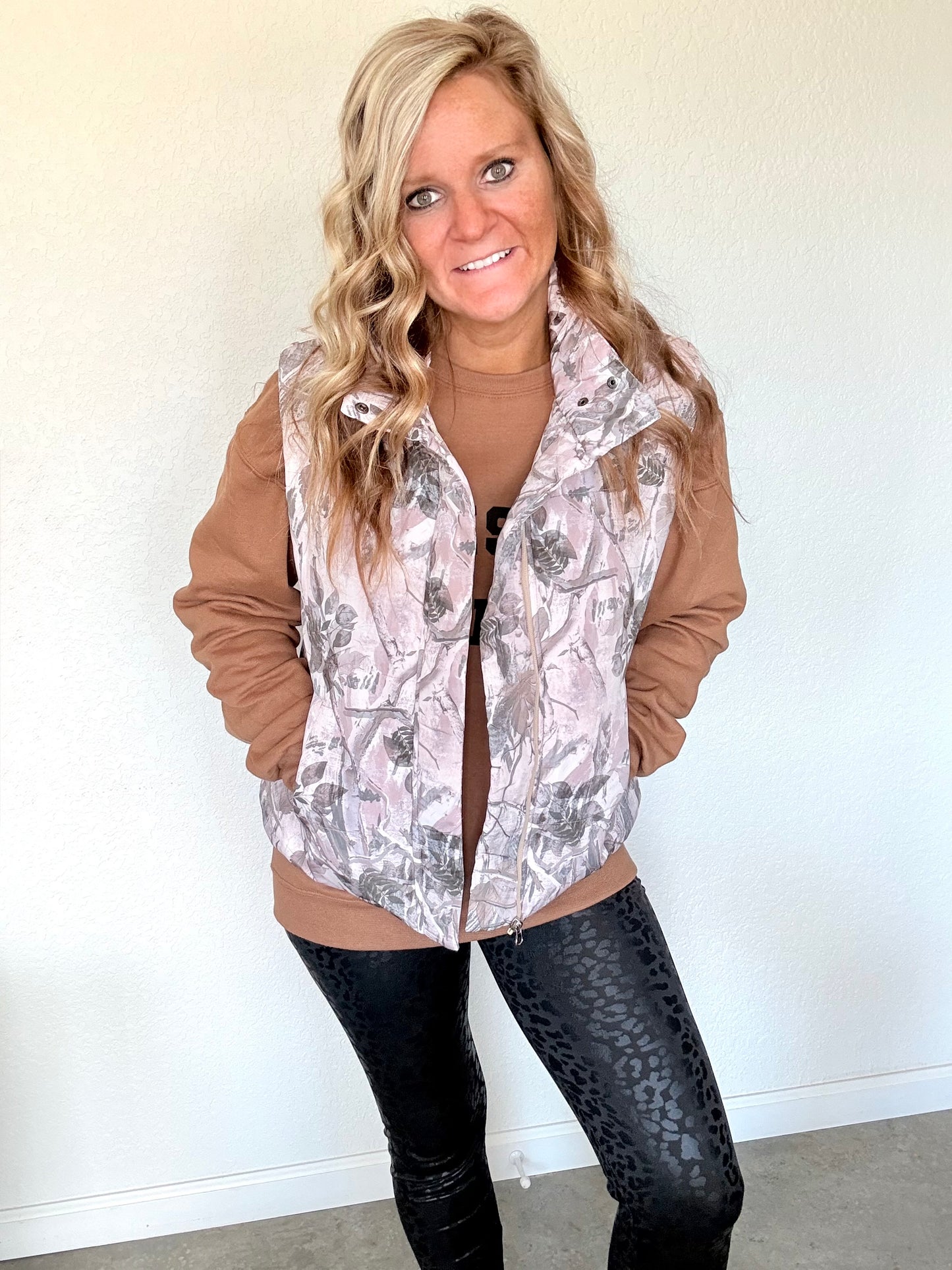 Camo Puffer Vest