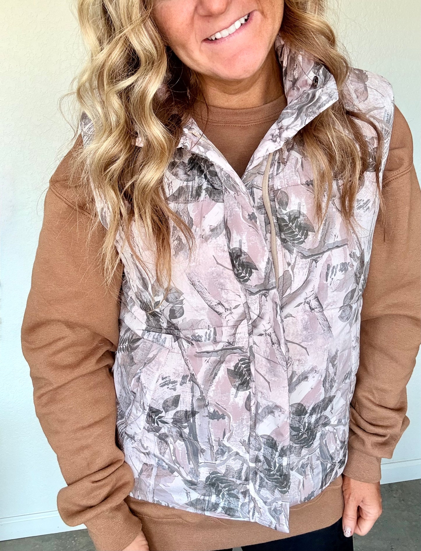 Camo Puffer Vest