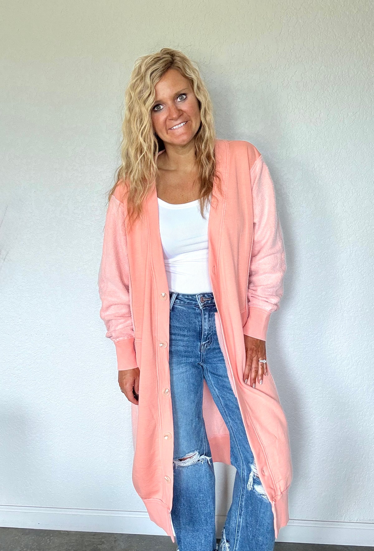 Sweatshirt Cardigan